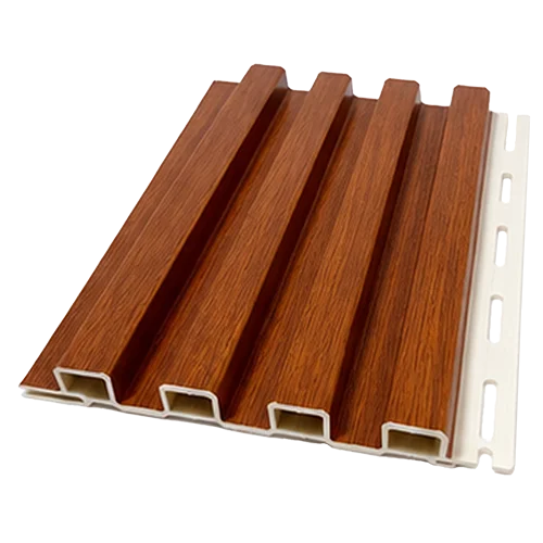 แผ่นระแนงไวนิลตกแต่งผนัง PVC Fluted Wall Panel PVC Vinyl