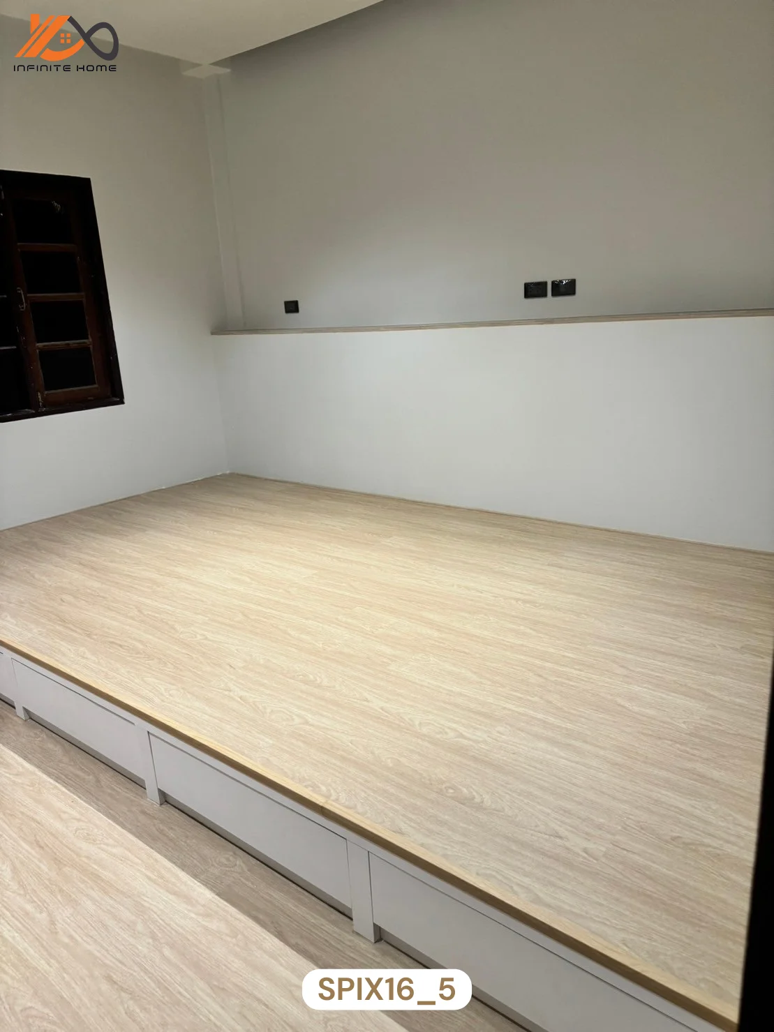 กระเบื้องยาง กระเบื้องไว้นิล spc คลิ๊กล็อค click lock ixpe foam