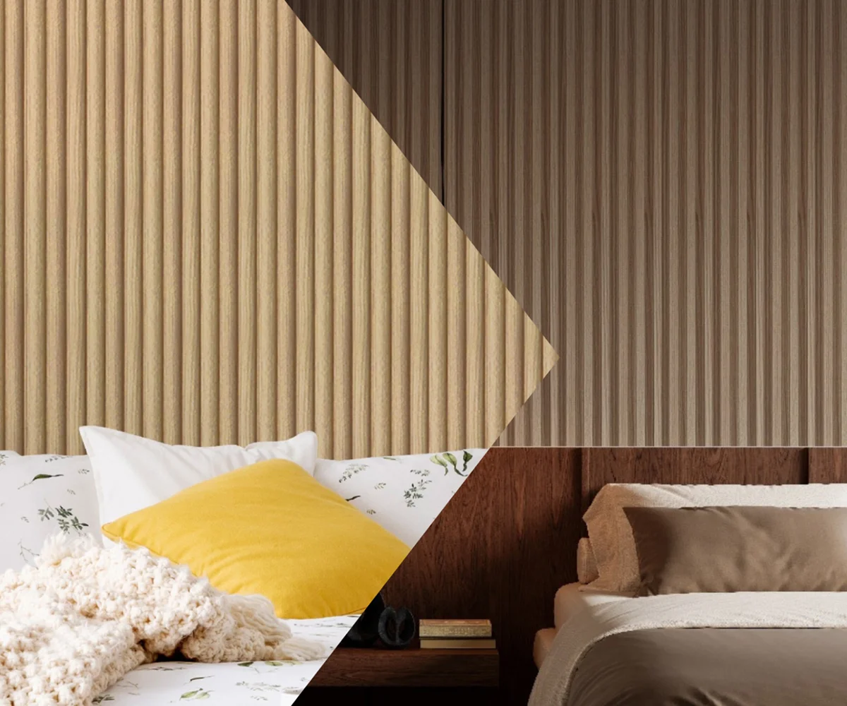 ไม้เทียมตกแต่งผนังภายใน ร่องเหลี่ยม & ลอนโค้ง เติมลูกเล่น มิติ และความอบอุ่นให้บ้าน