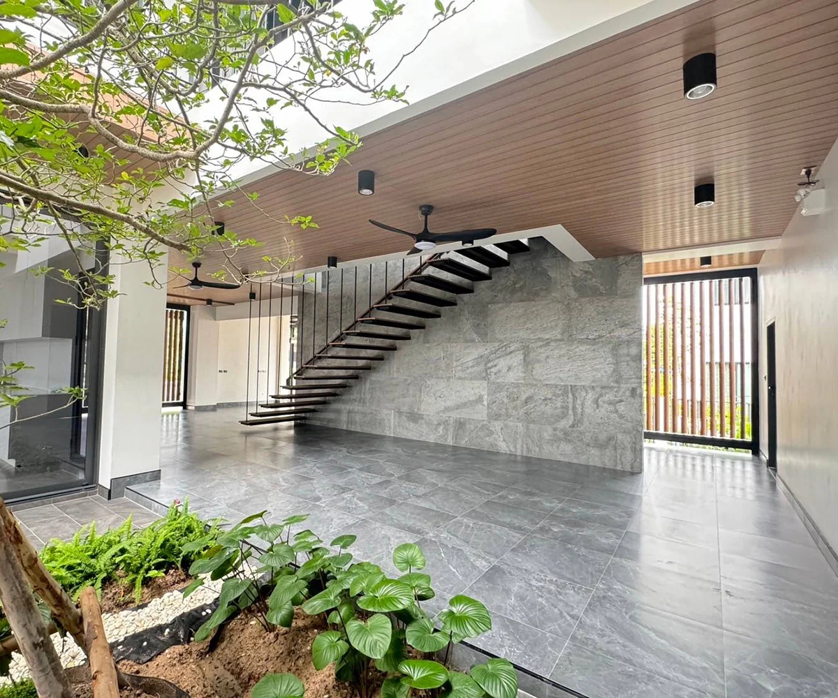 ไม้ระแนงบานเกล็ด ASA การตกแต่งทันสมัย ระบายอากาศดี