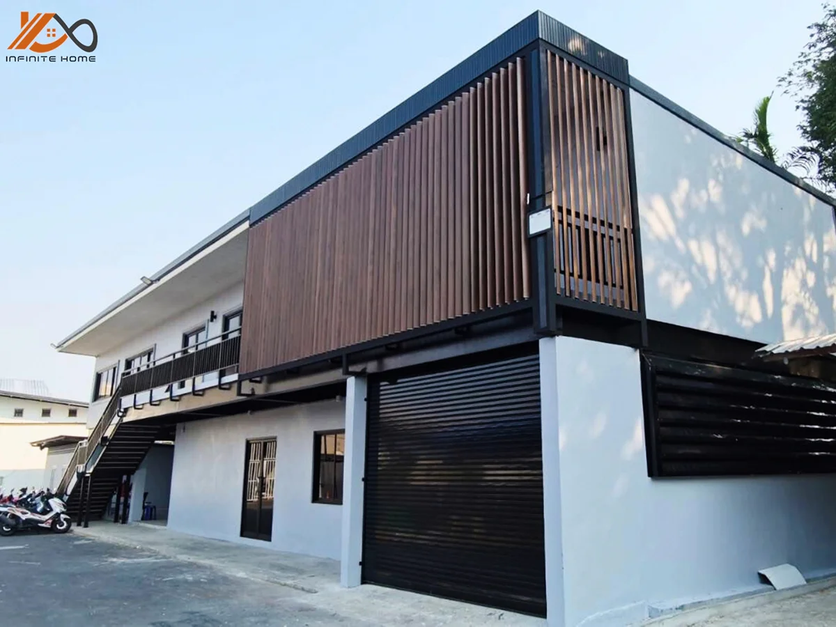 ไม้ระแนงบานเกล็ด Oval Louver ดีไซน์ที่ช่วยพรางสายตาและสร้างมิติให้กับอาคาร