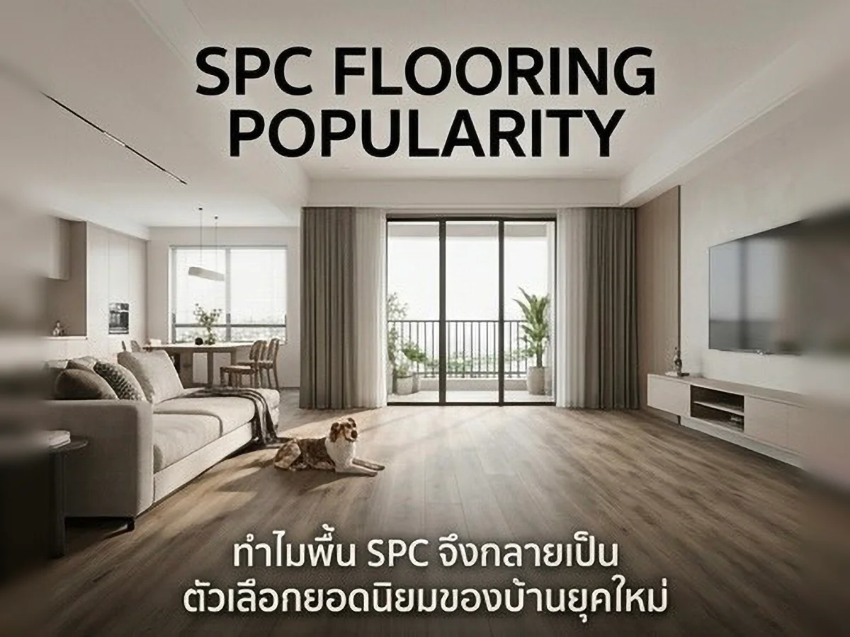 ทำไมพื้น SPC จึงกลายเป็นตัวเลือกยอดนิยมของบ้านยุคใหม่