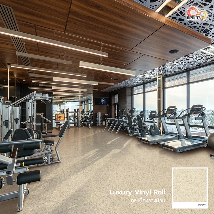 กระเบื้องยาง กระเบื้องไวนิล กระเบื้องยางม้วน luxury vinyl roll